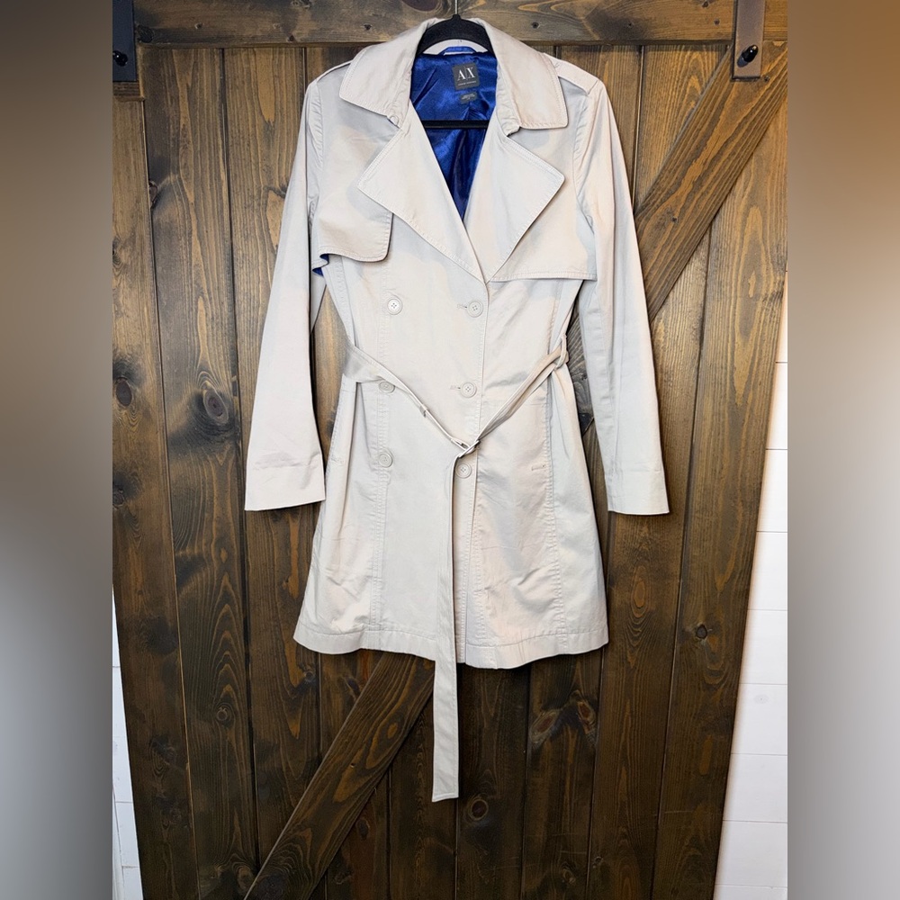 Armani‎ Exchange Double Breasted Trench Coat